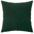 vidaXL Poťah na podložku 2 pcs HEERLEN Tmavozelená 40 x 40 cm Zamat