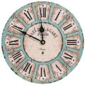 vidaXL Nástenné hodiny viacfarebné 30 cm MDF