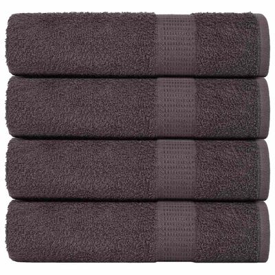 vidaXL Osušky do kúpeľne FROGN 4 ks antracitové 100x150 cm 360 g/m²