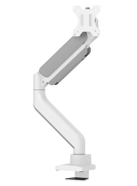 Neomounts DS70-450WH1/Držák displeje/na stůl/17-42"/svorka+průchodka/VESA 100X100/nosn. 15kg/plyn. píst/1 disp/bílý Držák, VESA, stolní, pro plochý monitor, úhloprícka 17"-42", náklon 90°, otácení 180°, rotace 360°, nosnost 15kg, bílý