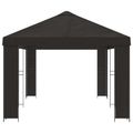vidaXL Záhradný altánok 6 x 3 m Antracitová Polyester a oceľ 190 gsm