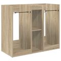 vidaXL Golfová skriňa Jednofarebný Sonoma dub 102 x 45 x 85,5 cm