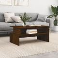 vidaXL Konferenčný stolík hnedý dub 90x55x42,5 cm kompozitné drevo