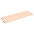 vidaXL Stolová doska 140x50x(2-4) cm neošetrený masív živé hrany