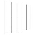 vidaXL 5-panelový paraván biely 250x220 cm látkový