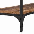 vidaXL Konzolový stôl Staré drevo 100 x 30 x 75 cm Kompozitné drevo