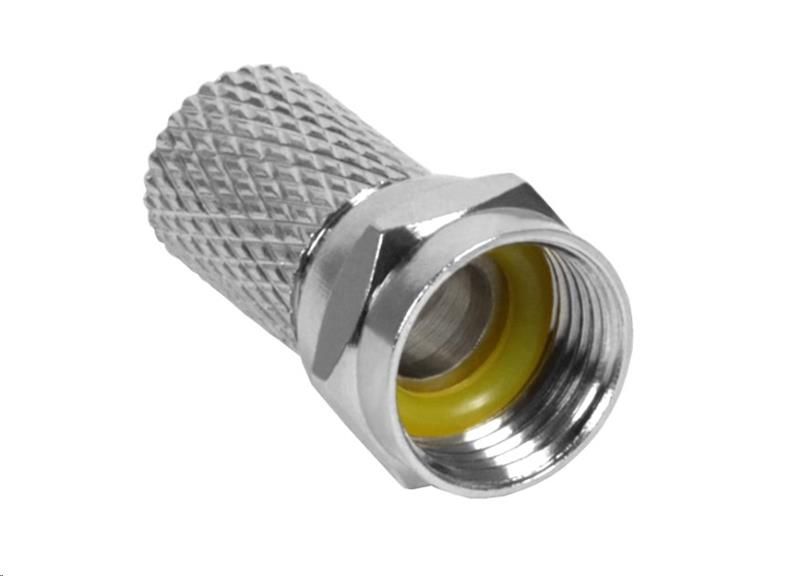 Konektor F 6,8 mm s gumovým tienidlom