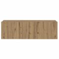 VidaXL 8 dielna súprava nástennej TV skrinky Artisan Oak
