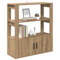 vidaXL Servírovacia skriňa dub artisan 30 x 80 x 90 cm