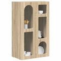 vidaXL Servírovacia skriňa ELST Sonoma dub 59 x 35 x 100,5 cm
