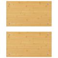 vidaXL Pokrývky na sporák 2 ks 50x28x1,5 cm bambus