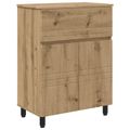 vidaXL Kozmetický stolík do kúpeľne Dub artisan 60 x 35 x 80 cm