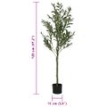 vidaXL Umelý olivovník 450 listov 120 cm zelený