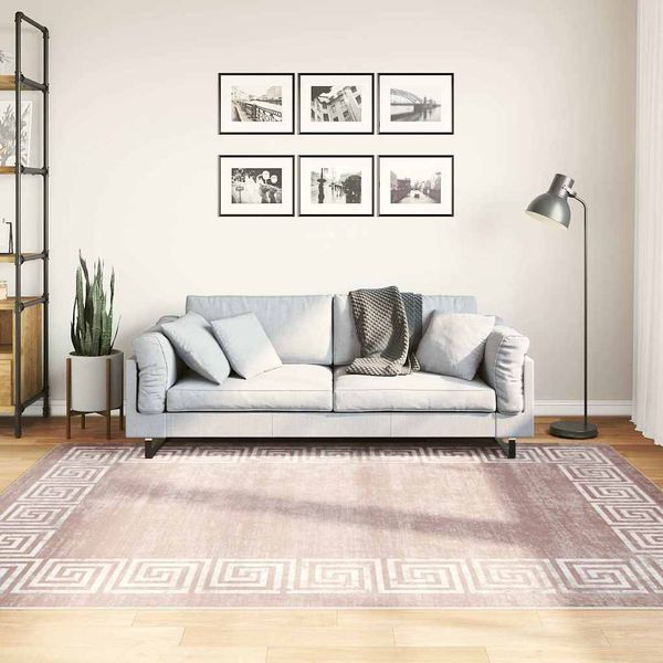 vidaXL Koberec umývateľný béžový 150x230 cm protišmykový