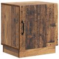 vidaXL Nočný stolík Staré drevo 43 x 34,5 x 47 cm Kompozitné drevo