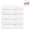 vidaXL Prémiové sprchové uteráky SOLUND 25 ks biele 70x140 cm 600 g/m2