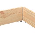 vidaXL Paletové ohrádky 3 ks 150x100 cm borovicový masív