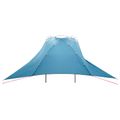 vidaXL Auto Stan 350 x 250 cm Modrá Polyester a oceľ