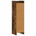 vidaXL Knižnica Dymový dub 30 x 30 x 111 cm Kompozitné drevo