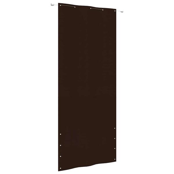 vidaXL Balkónová markíza hnedá 100x240 cm oxfordská látka