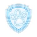 Závesná neonová LED svietiaca tabuľa Paw Patrol na plexiskle - Paw OW-130246