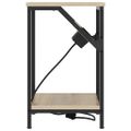 vidaXL Nočný stolík 2 ks Sonoma dub 38 x 30 x 48 cm Kompozitné drevo