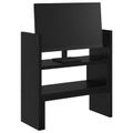 vidaXL Stojan na stôl pre monitor Čierny dub 40 x 17 x 41 cm