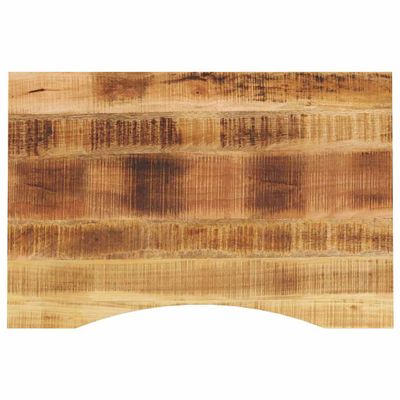 vidaXL Stolová doska so zakrivením 100x50x2,5 cm surový mangový masív