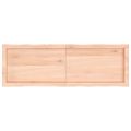 vidaXL Stolová doska 120x40x(2-4) cm neošetrený masív živé hrany