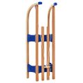 vidaXL Skladacie sane, drevené 110 cm