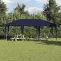 vidaXL Párty stan Modrá 600 x 400 x 266 cm Polyetylén a oceľ