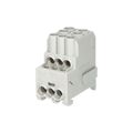 Blok na rozdelenie fází UVB 100 L G, 1pól., 101A, AL/CU, 1000V, šedý, na DIN