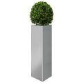 vidaXL Záhradný kvetináč trojuholník 30x26x75 cm pozinkovaná oceľ