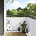 vidaXL Balkónová zástena biela 400x100 cm polyratan