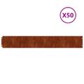 vidaXL Obrubník trávnika 10 pcs 15 x 103 cm Poveternostne odolná oceľ