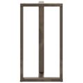 vidaXL Nohy barového stola v tvare T, 2 ks, čierne, 60x35x(110-111) cm, oceľové