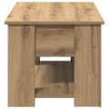 vidaXL Konferenčný stolík Artisan Dub 79x49x41 cm Upravené drevo