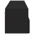 vidaXL TV nástenné skrinky 2 ks čierne 60x30x30 cm kompozitné drevo