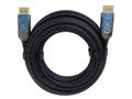 PremiumCord 8K DP 1.4 optický 10m optický AOC kabel, DisplayPort 1.4, 8K 60Hz, 32,4 Gb/s, OM3, pozlacené konektory, 10 m