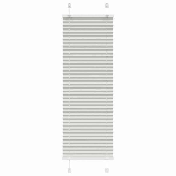 vidaXL plisovaná roleta svetlosivá 45x150 cm Šírka látky 44,4 cm