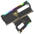 PATRIOT Viper Steel RGB 32GB DDR4 3200MHz / DIMM / CL16 / 1,35V / Heatshield / KIT 2x 16GB Operacní pamet, DDR4, 32GB (2x 16GB kit), 3200MHz, DIMM, CL16, 1,35V, RGB podsvícení, chladic, cerná