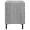 vidaXL Nočné stolíky 2 ks sivý dub sonoma 40x35x47,5 cm