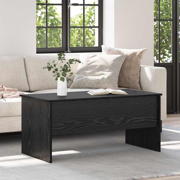 vidaXL Konferenčný stolík Čierny dub 102 x 50,5 x 46,5 cm