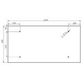 vidaXL Vchodová strieška z bezpečnostného skla VSG 120x60 cm nehrdzavejúca oceľ