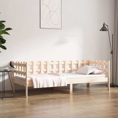 vidaXL Denná posteľ s matracom 90x190 cm masívna borovica