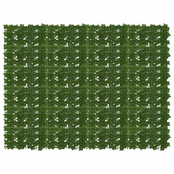 vidaXL Balkónový plôtik s listami Zelená 200 x 150 cm