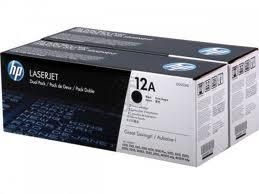HP tlačová kazeta čierna,2-pack Q2612AD
