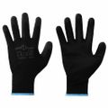 vidaXL Pracovné rukavice 24 ks Čierna 9 / l Polyester
