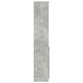 vidaXL Highboard Concrete Grey 37,5x35x180 cm Konštrukčné drevo