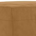 vidaXL Lavička hnedá 100x35x41 cm zamat